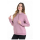 Target Γυναικείο φούτερ Sleeve Print Fleece Hoodie ''Vibes''
